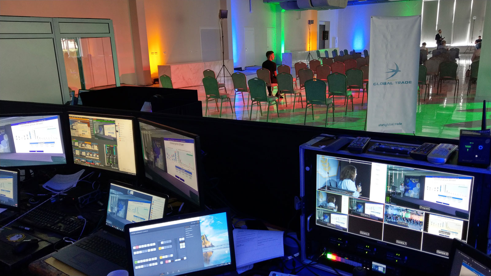 Аренда светодиодный статический прожектор (LED BAR) RGBWA+UV 18x15Вт Киев, Украина