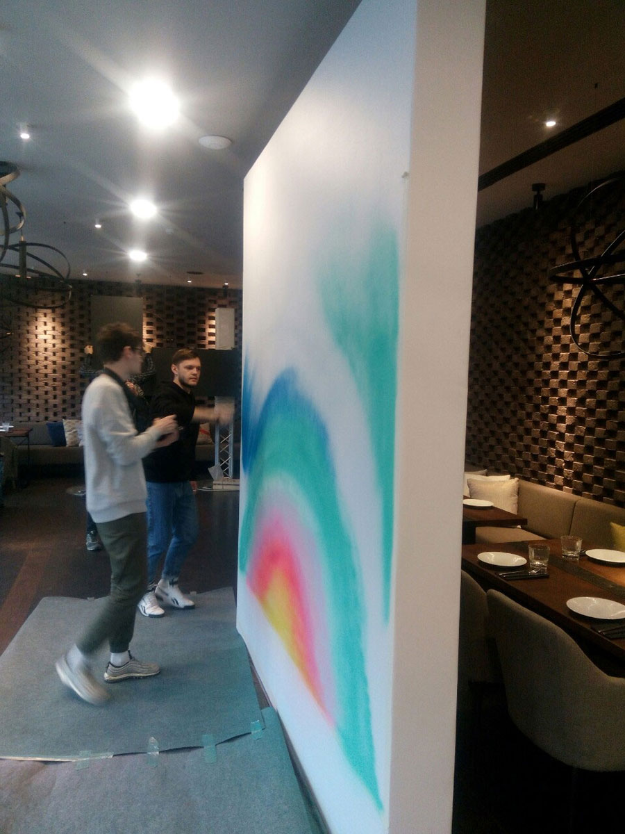 Баннер как основа для декора, услуга или аренда. Киев, Украина. Компания Эквиптайм