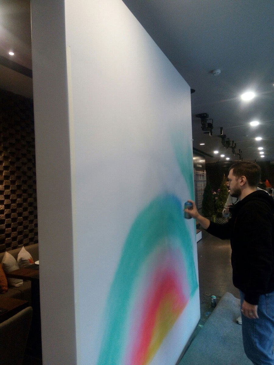 Баннер как основа для декора, услуга или аренда. Киев, Украина. Компания Эквиптайм