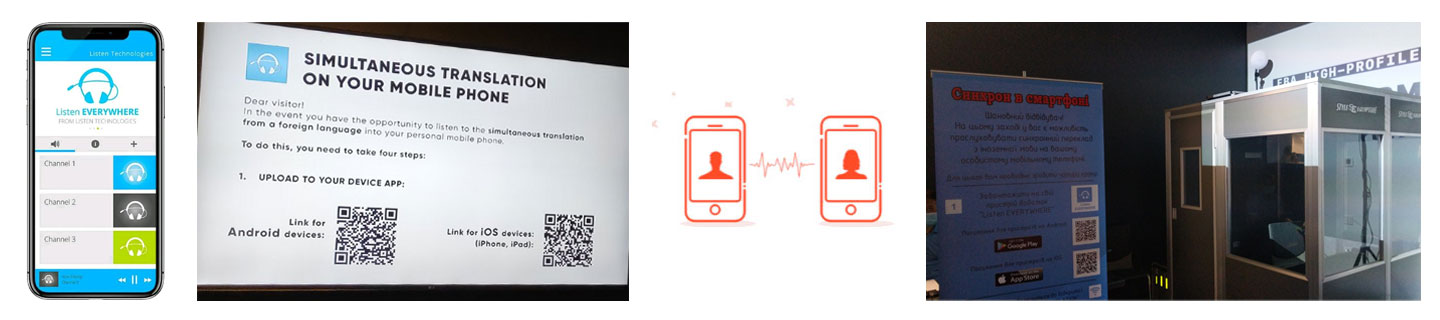 Синхронный перевод на мобильном телефоне Киев Украина