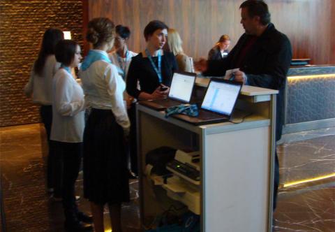 Электронная регистрация посетителей на мероприятии автоматизация выставок и конференций система регистрации и печати бейджей Киев Украина