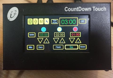 Аппаратный таймер времени в аренду Киев, Украина CountDown Touch Timer