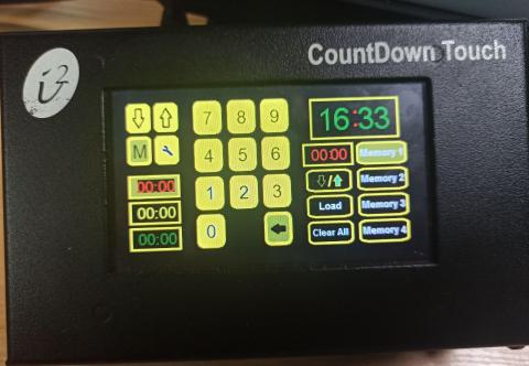 Аппаратный таймер времени в аренду Киев, Украина CountDown Touch Timer