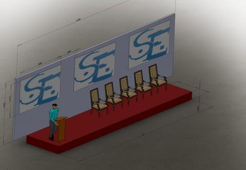 Візуалізація розміщення обладнання на заході Київ, Україна