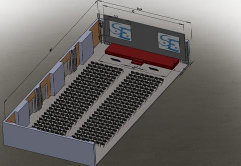 Візуалізація розміщення обладнання на заході Київ, Україна