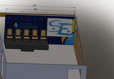 Візуалізація розміщення обладнання на заході Київ, Україна