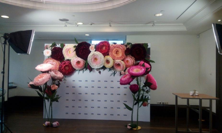 Баннер как основа для декора, услуга или аренда. Киев, Украина. Компания Эквиптайм